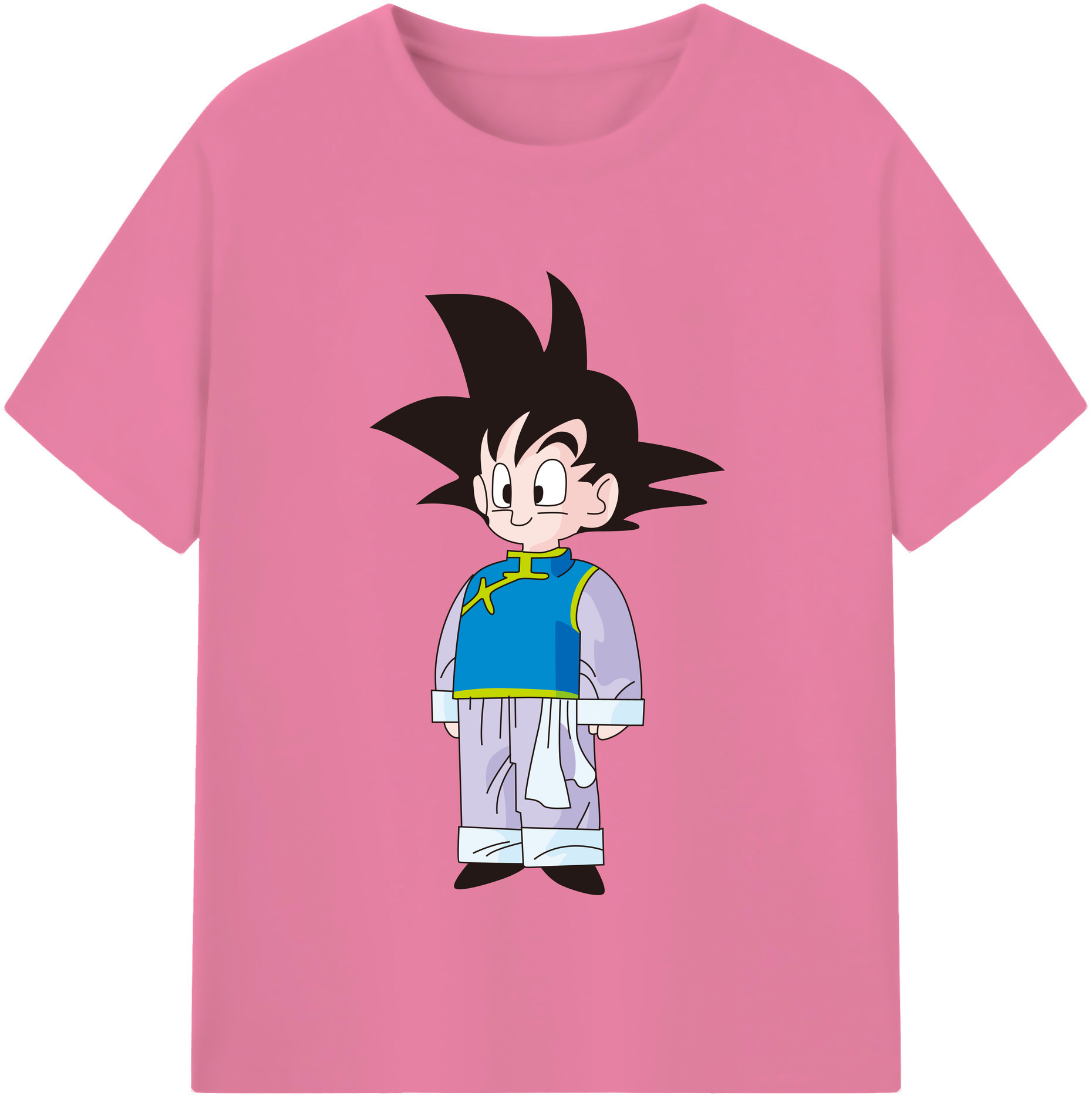 （画像用） ドラゴンボール 孫悟空（そん ごくう）Son Goku カカロット DRAGON BALL Kakarotto 綿100％半袖Tシャツ（フロントプリント）